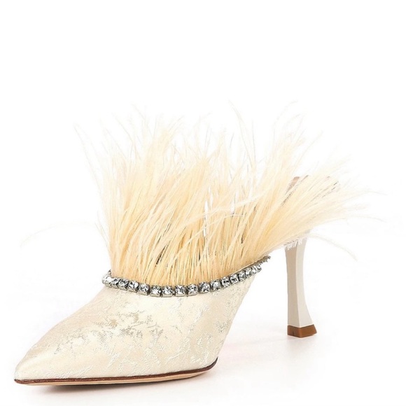 NWOT Nicola Bathie x Antonio Melani wedding shoes - Picture 6 of 10